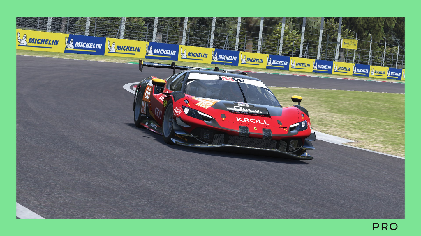 Le Mans último | Ferrari 296 GT3 | Monza | Pro