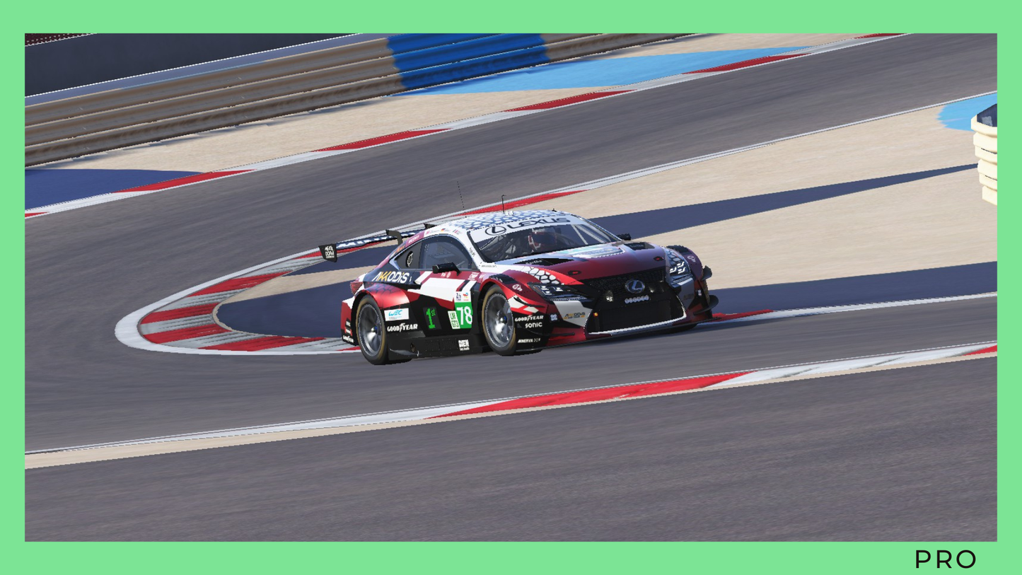 Le Mans Ultimate | Lexus GT3 | Bahrain | Pro