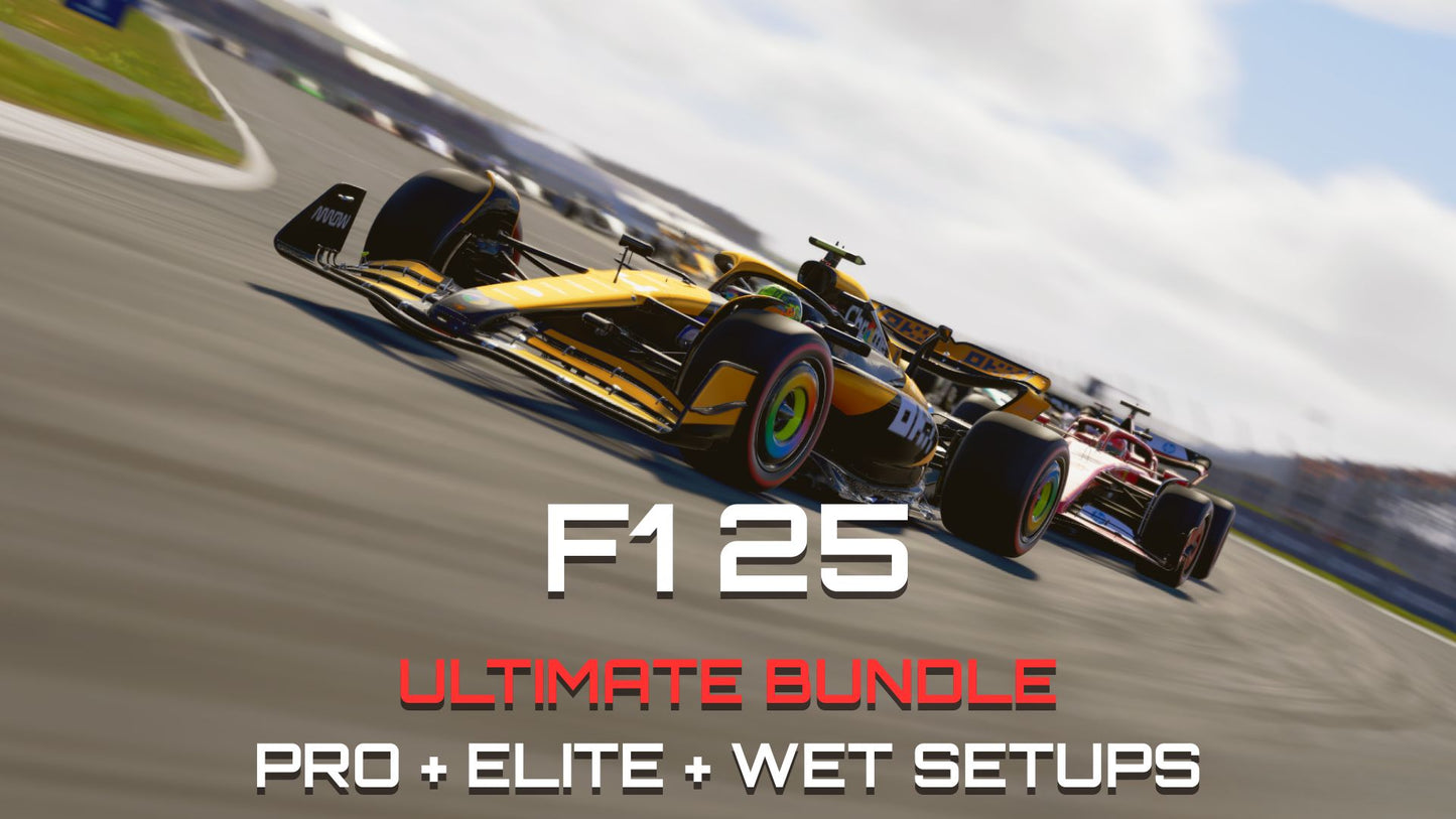 Pack de setups F1 25 ULTIMATE